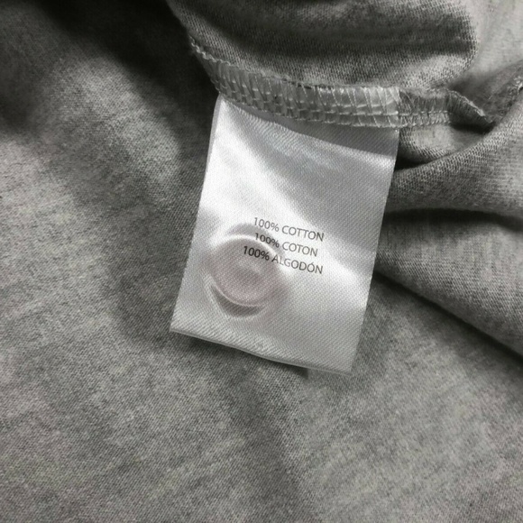 Hawke And Dumar Mens Gray T-Shirt 3 Buttons - Picture 4 of 6